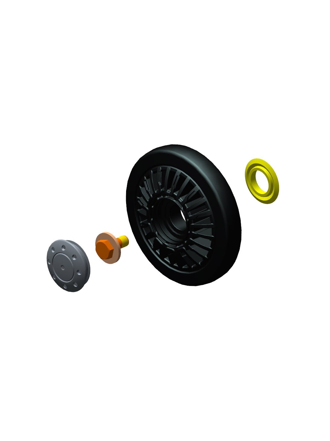 Camso Idler wheel 134mm (single bearing) 1 Camso Idler wheel 134mm (single bearing) 1