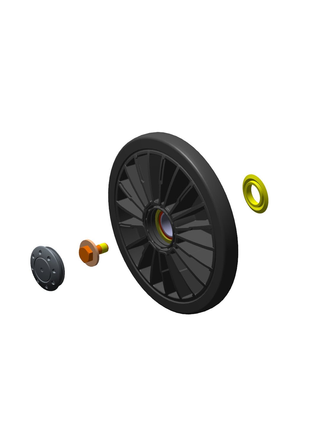 Camso Idler wheel 202mm (single bearing) 2013- 1 Camso Idler wheel 202mm (single bearing) 2013- 1