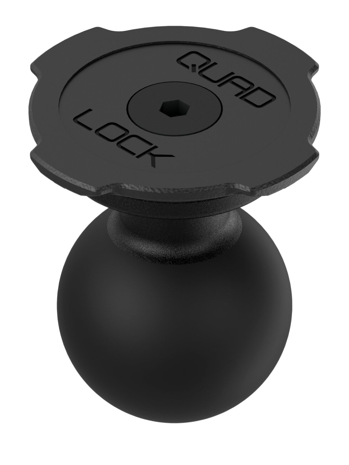 Quad Lock 1" Ball Top Cap Adaptor