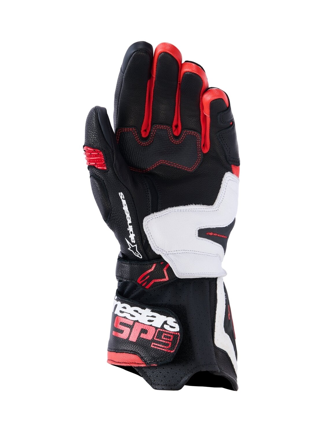 Alpinestars Gloves SP-9 Black/White/Red 1