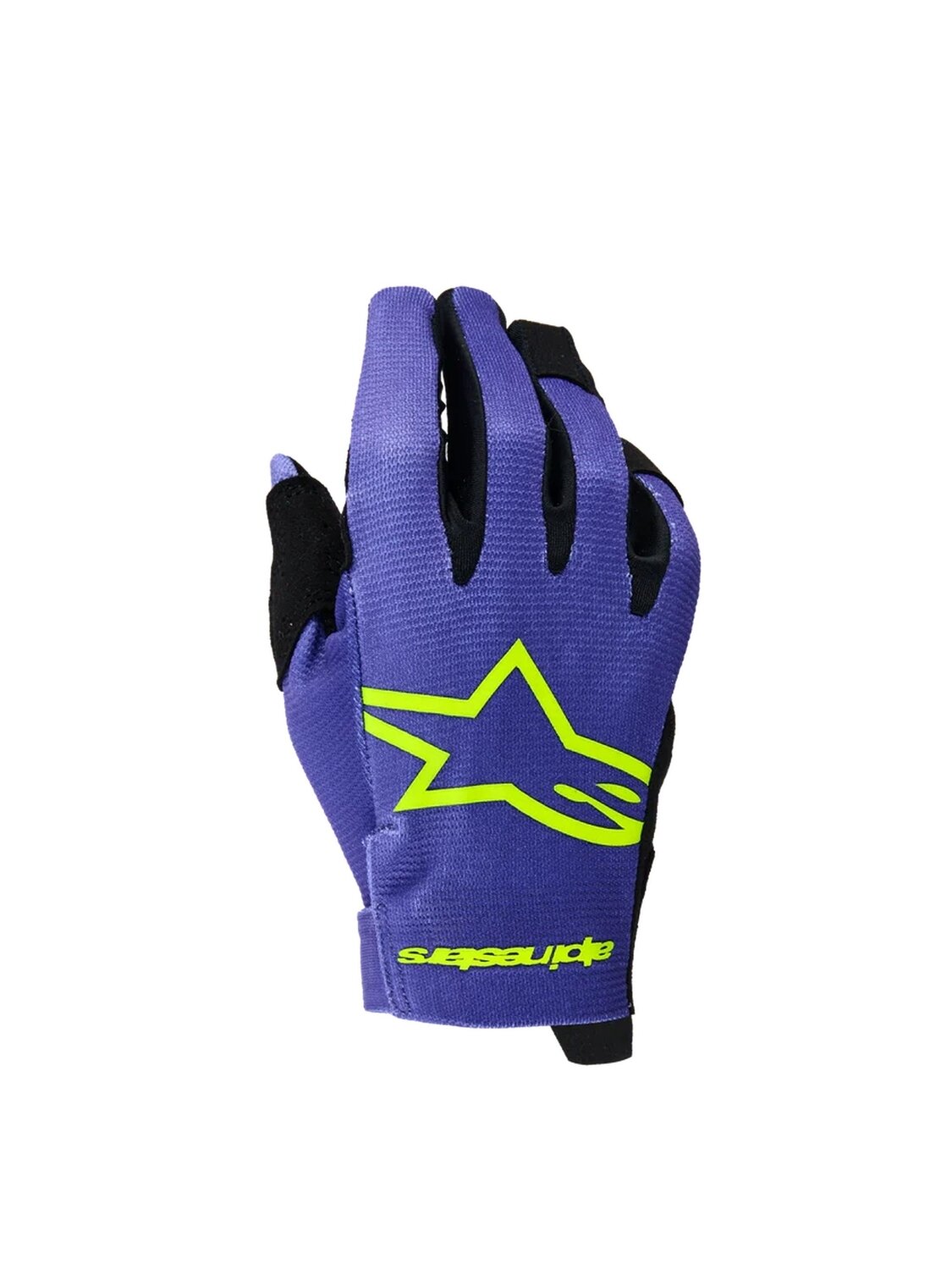 Alpinestars Gloves Youth Radar Purple/Fluo Yellow Alpinestars Gloves Youth Radar Purple/Fluo Yellow