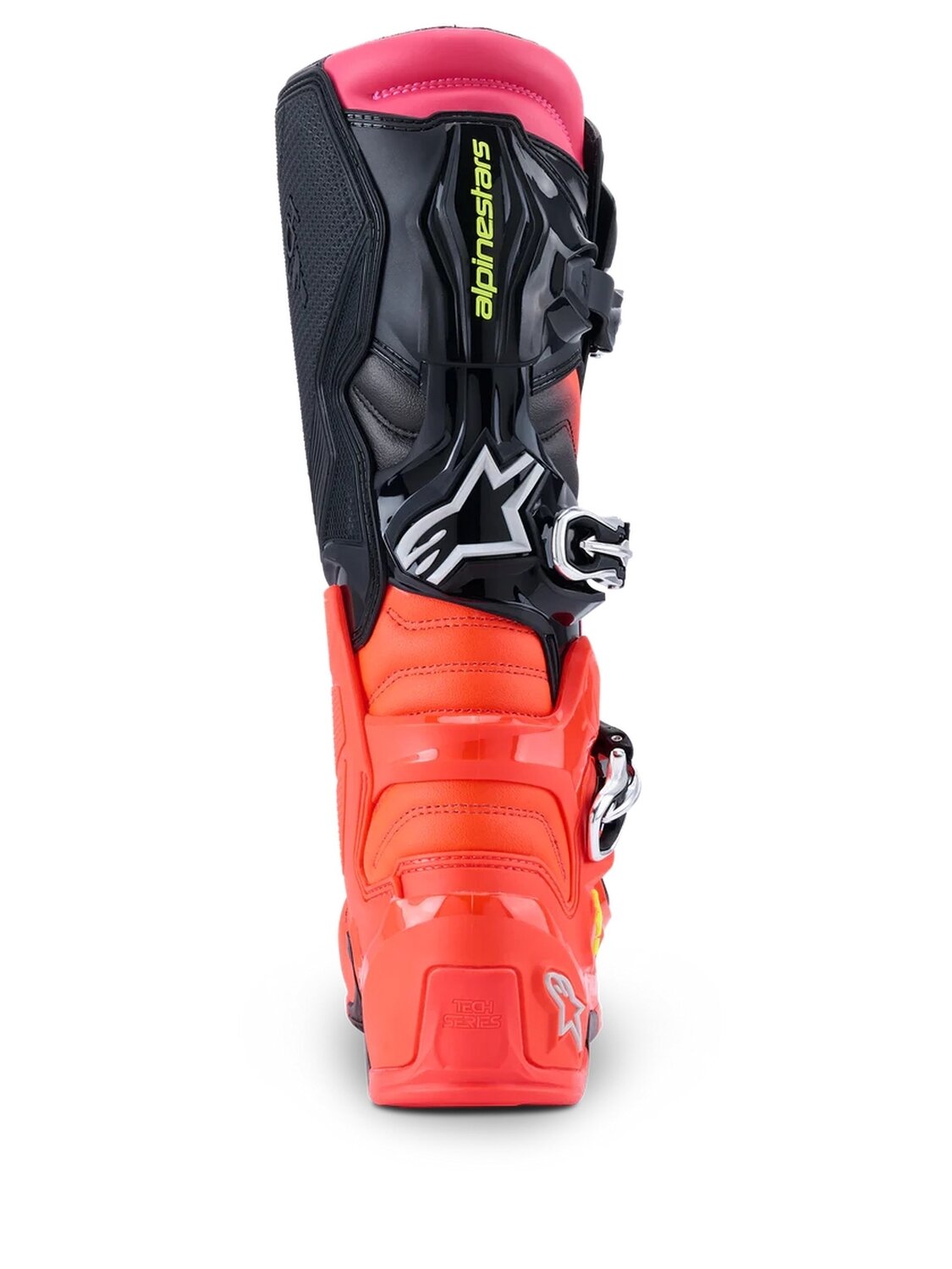Alpinestars Boot Tech 7 Black/Red Fluo/Pink Fluo 2 Alpinestars Boot Tech 7 Black/Red Fluo/Pink Fluo 2