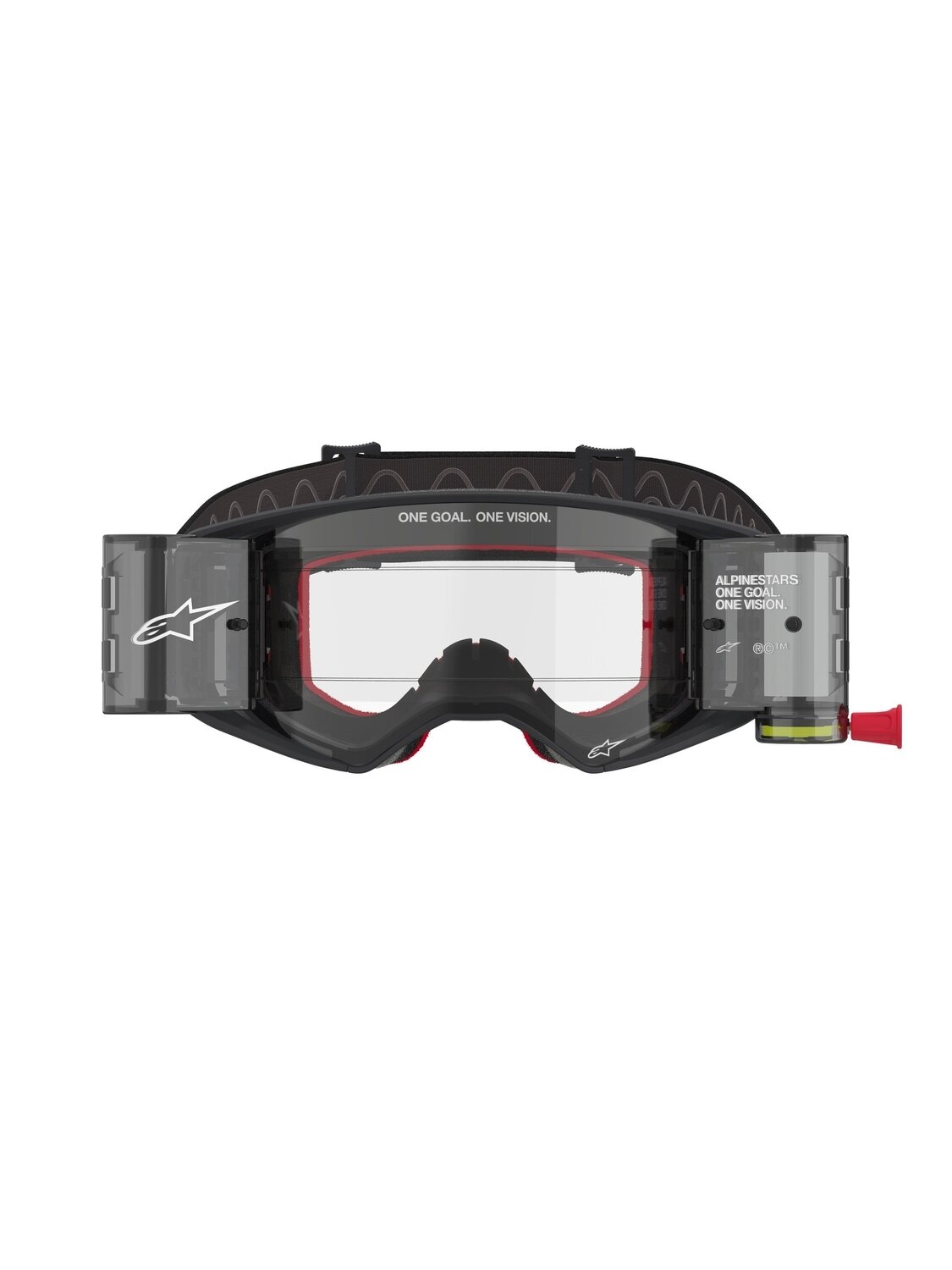 Alpinestars Goggle Supertech CORP Black/ Grey Clear ROLL-OFF 1
