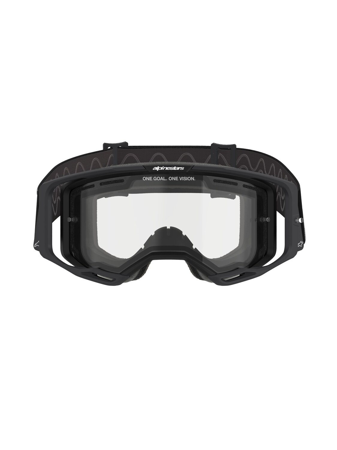 Alpinestars Goggle Vision 8 CORP DUAL PANE Black/ Clear 1