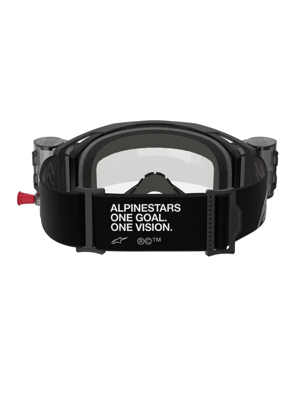 Alpinestars Goggle Vision 8 CORP Black/ Clear ROLL-OFF 1