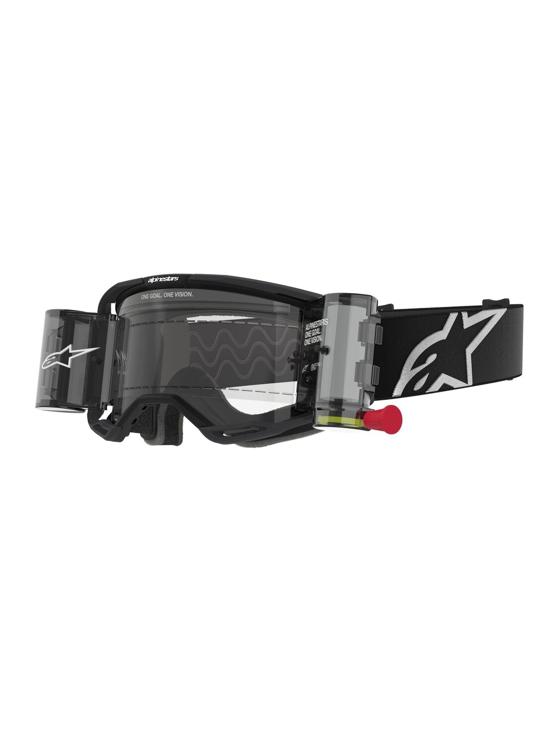 Alpinestars Goggle Vision 8 CORP Black/ Clear ROLL-OFF Alpinestars Goggle Vision 8 CORP Black/ Clear ROLL-OFF