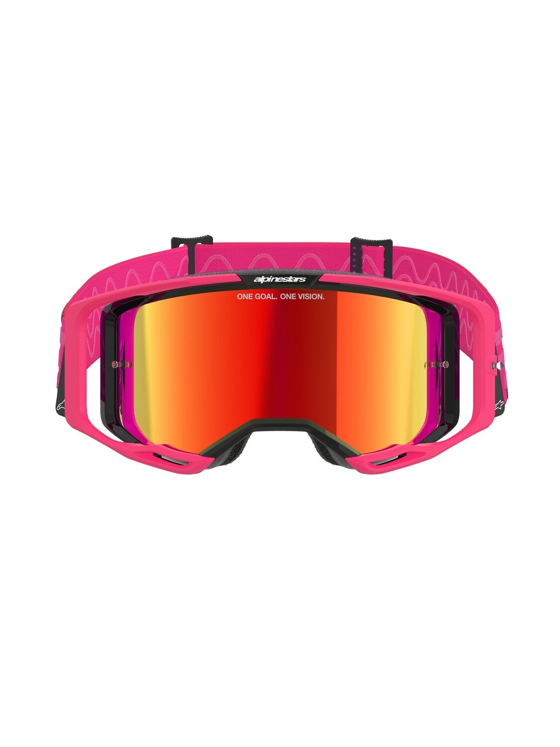 Alpinestars Goggle Vision 8 CORP PINK Mirror Red/ 1 Alpinestars Goggle Vision 8 CORP PINK Mirror Red/ 1