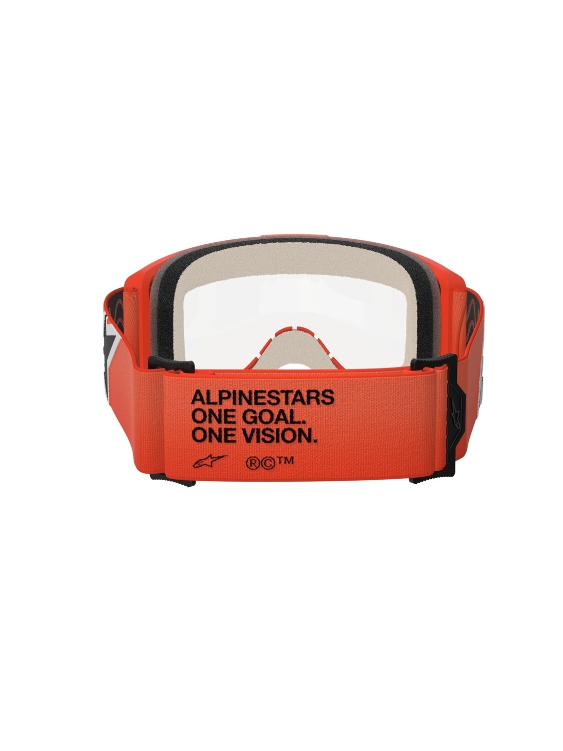 Alpinestars Goggle Vision 5 CORP ORANGE Clear 2
