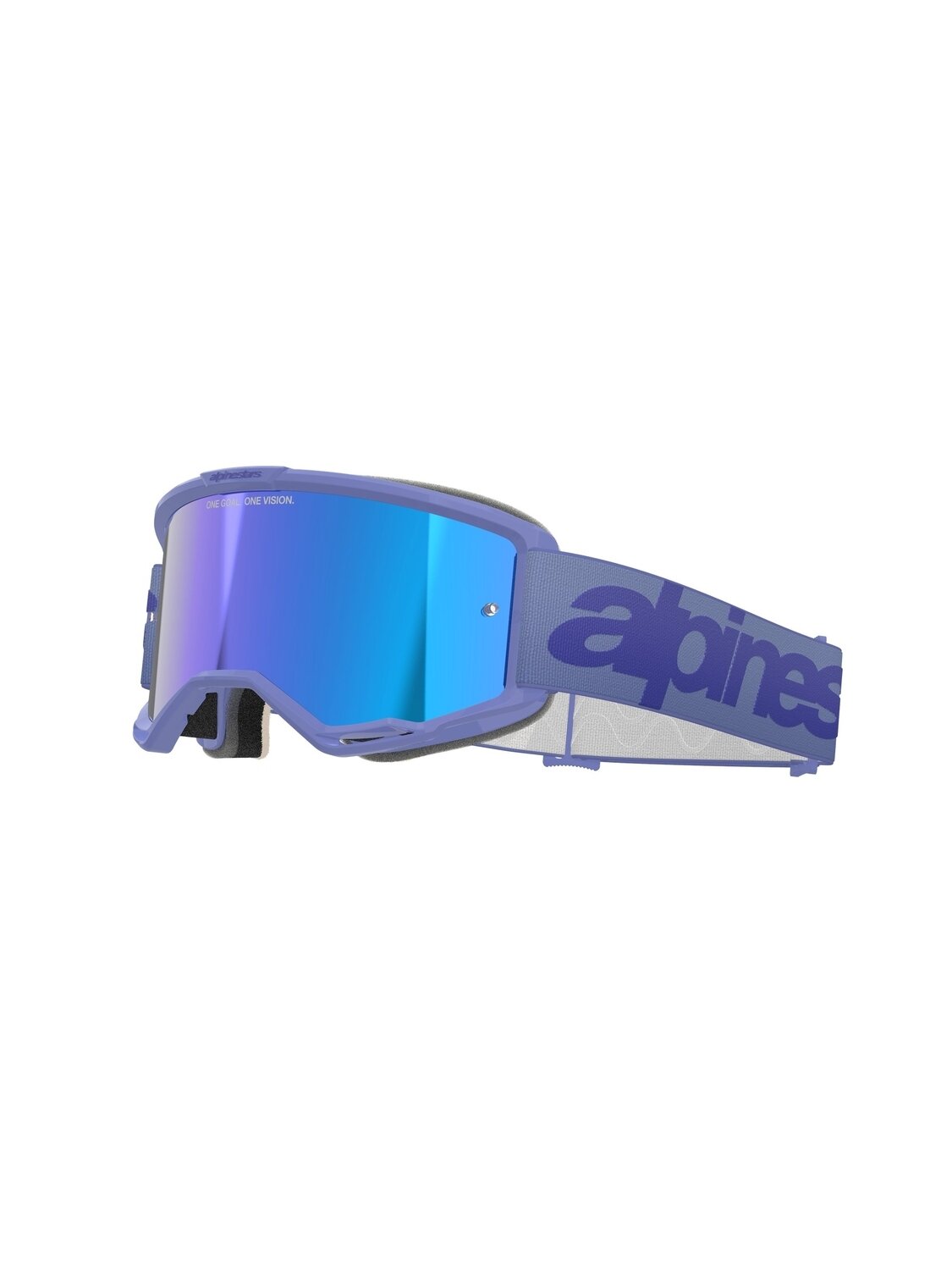 Alpinestars Goggle Vision 5 WORDMARK PURPLE Mirror BLUE Alpinestars Goggle Vision 5 WORDMARK PURPLE Mirror BLUE