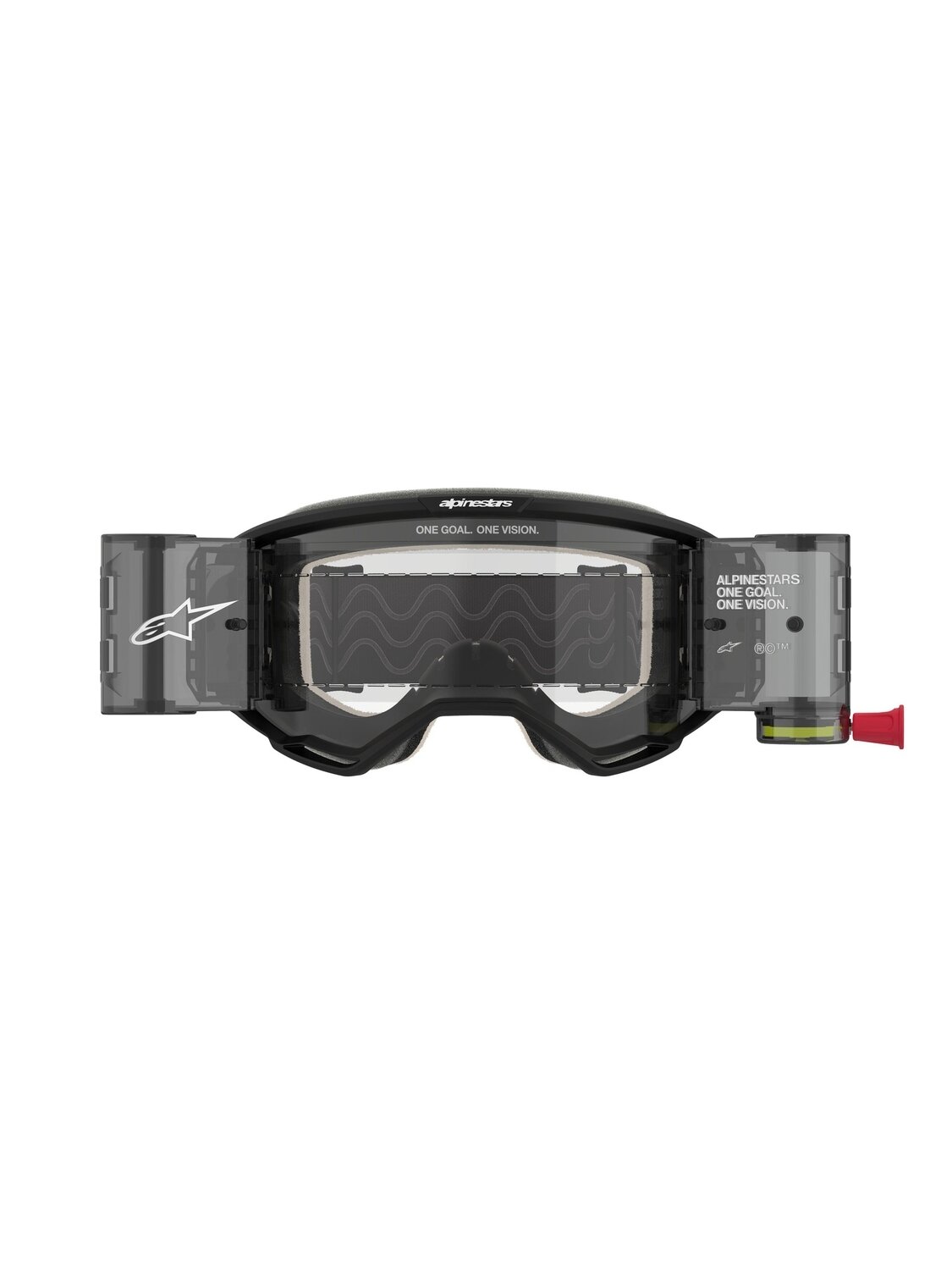 Alpinestars Goggle Vision 5 CORP Black/ Clear ROLL-OFF 1
