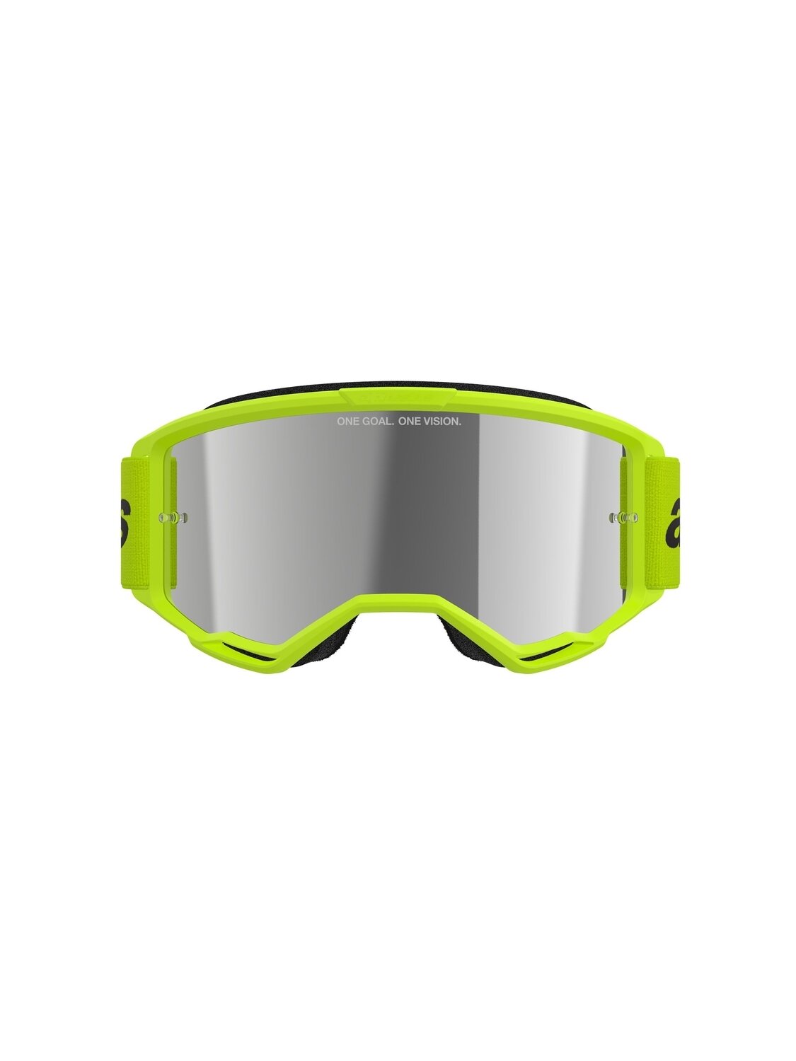 Alpinestars Goggle Vision 3 WORDMARK YELLOW FLUO Mirror SILVER 1 Alpinestars Goggle Vision 3 WORDMARK YELLOW FLUO Mirror SILVER 1