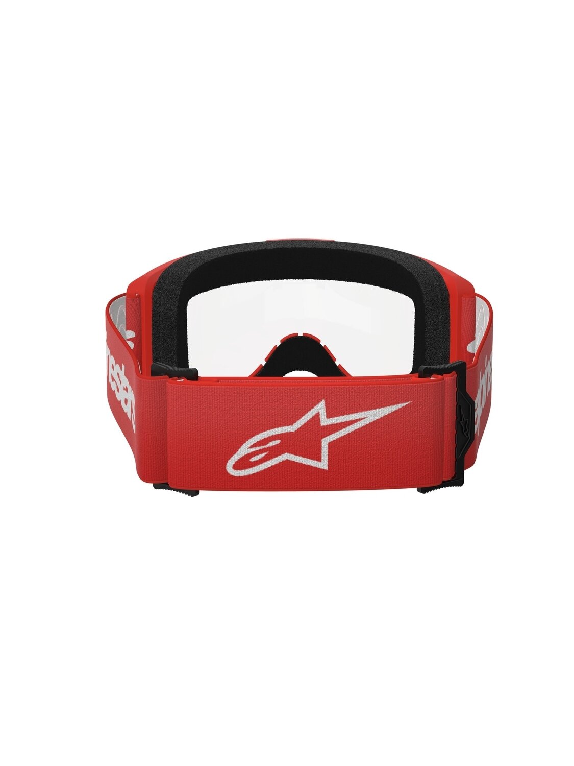 Alpinestars Goggle Vision 3 WORDMARK Red/ Clear 2