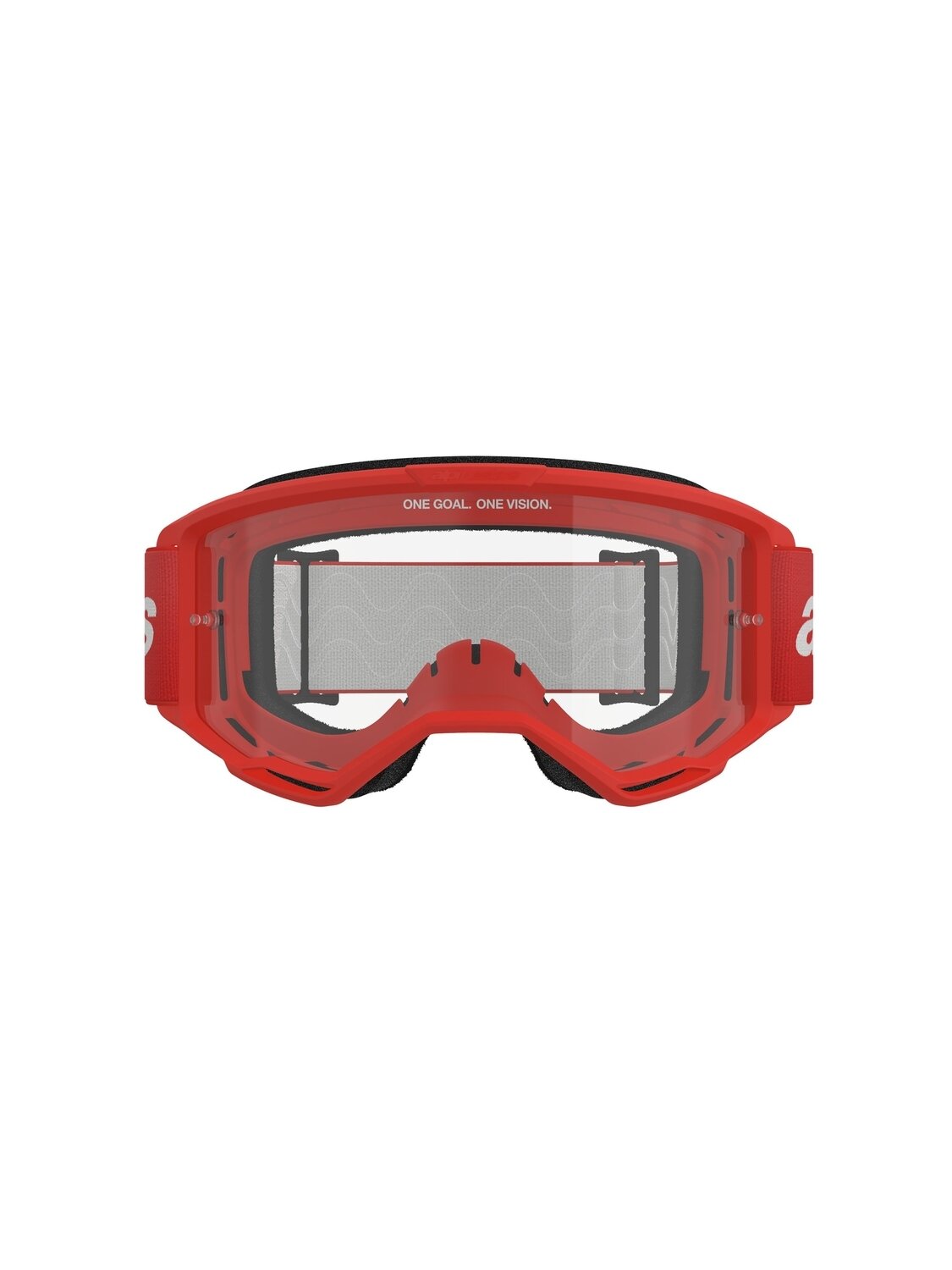 Alpinestars Goggle Vision 3 WORDMARK Red/ Clear 1 Alpinestars Goggle Vision 3 WORDMARK Red/ Clear 1