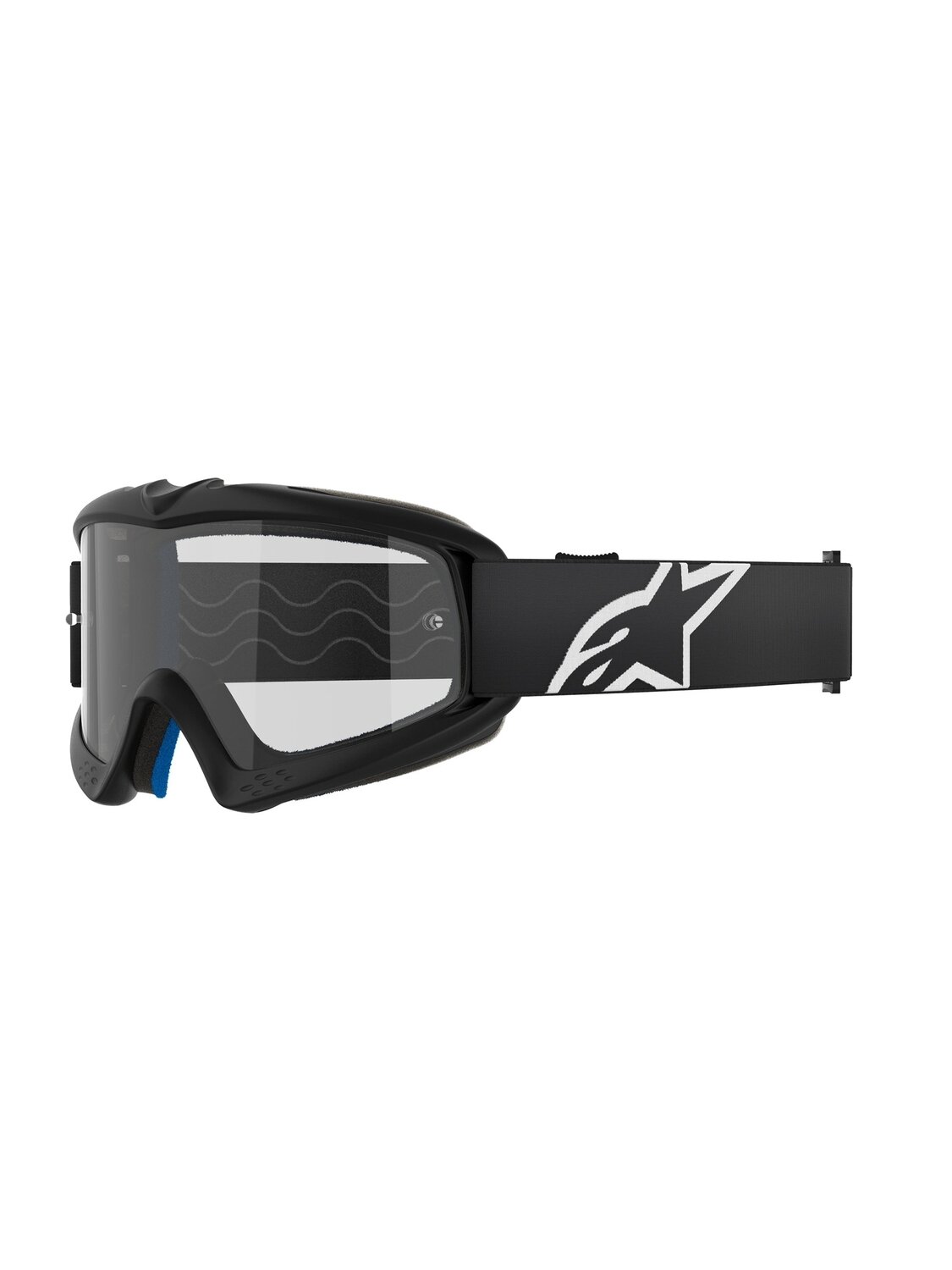 Alpinestars Goggle Vision YOUTH CORP Black/ Clear Alpinestars Goggle Vision YOUTH CORP Black/ Clear