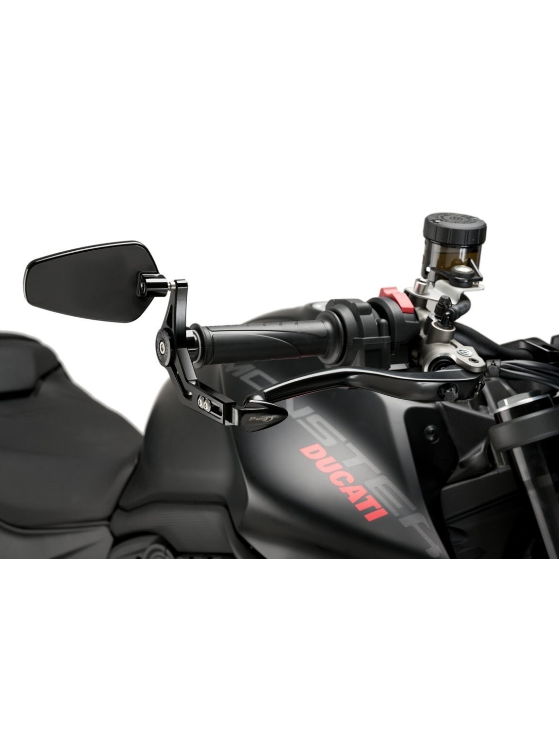 Puig Protector Brake Lever With Rearview Mirror Pro Puig Protector Brake Lever With Rearview Mirror Pro