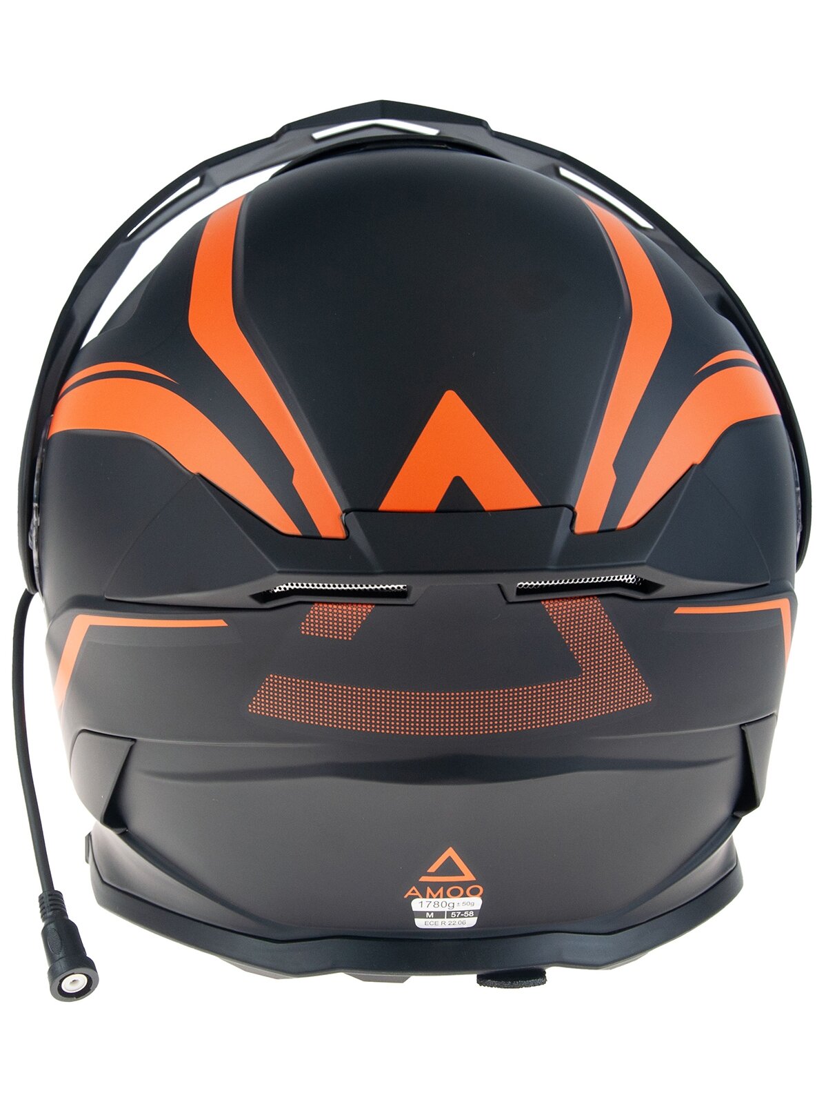 AMOQ Ballast Electric visor Helmet Black/Orange 3 AMOQ Ballast Electric visor Helmet Black/Orange 3