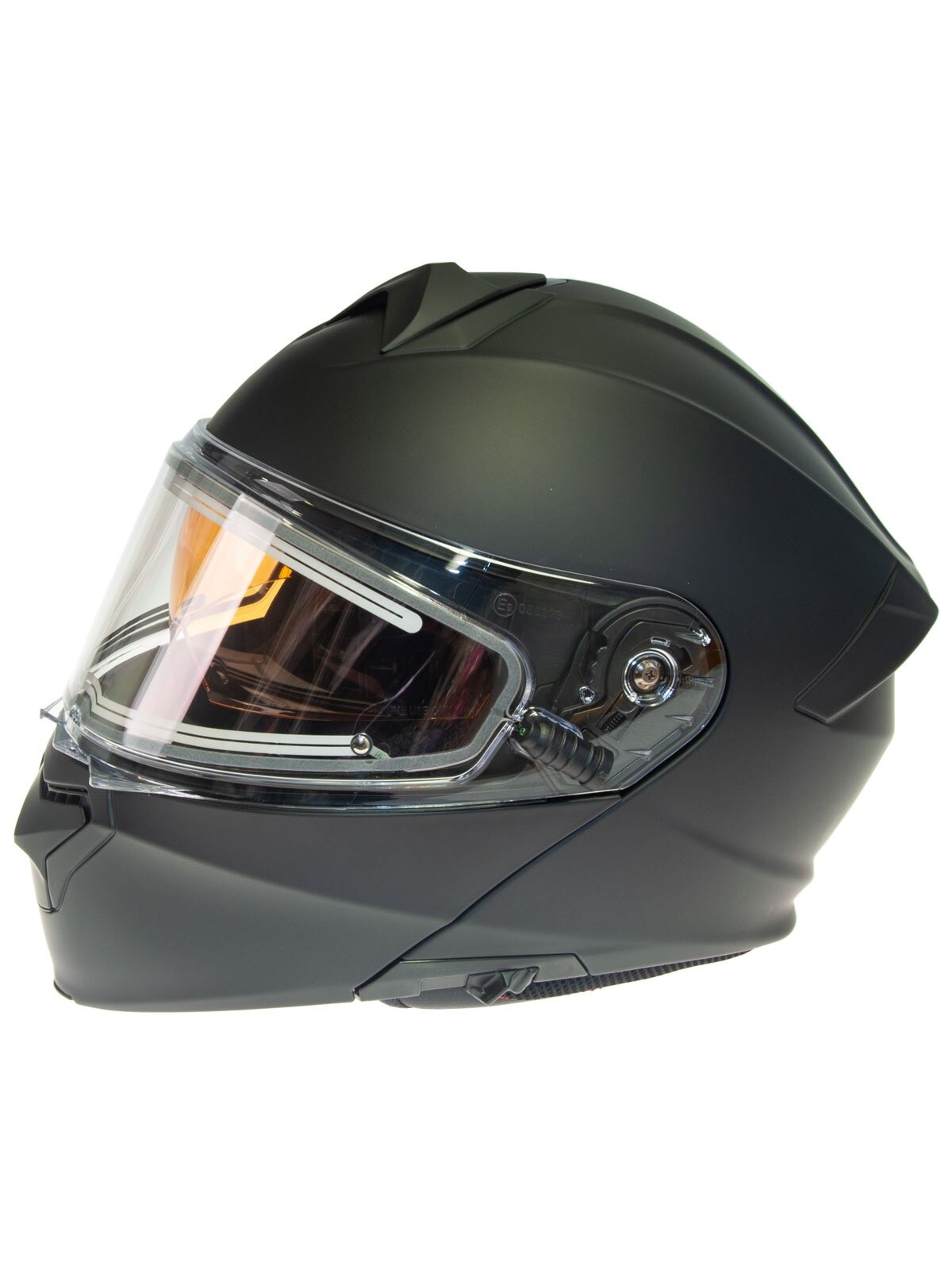 Timeless Flake Modular Snowmobile helmet, mattblack