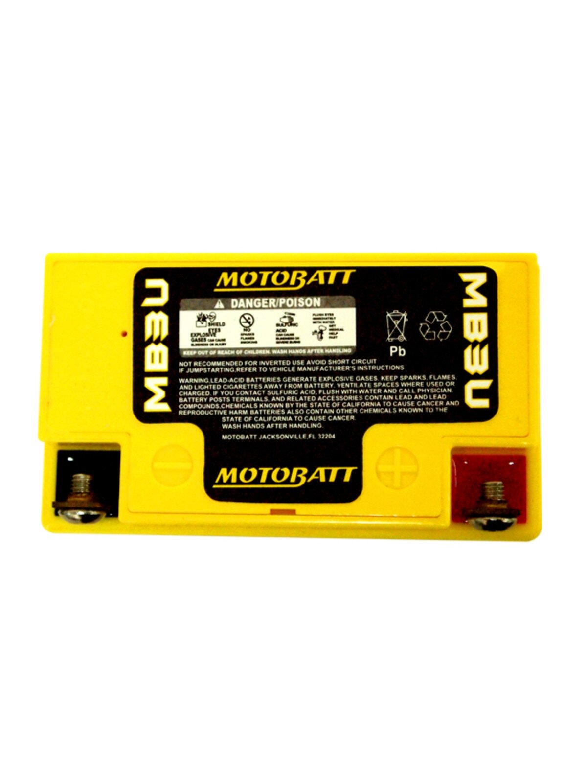 Motobatt MB3U battery 1