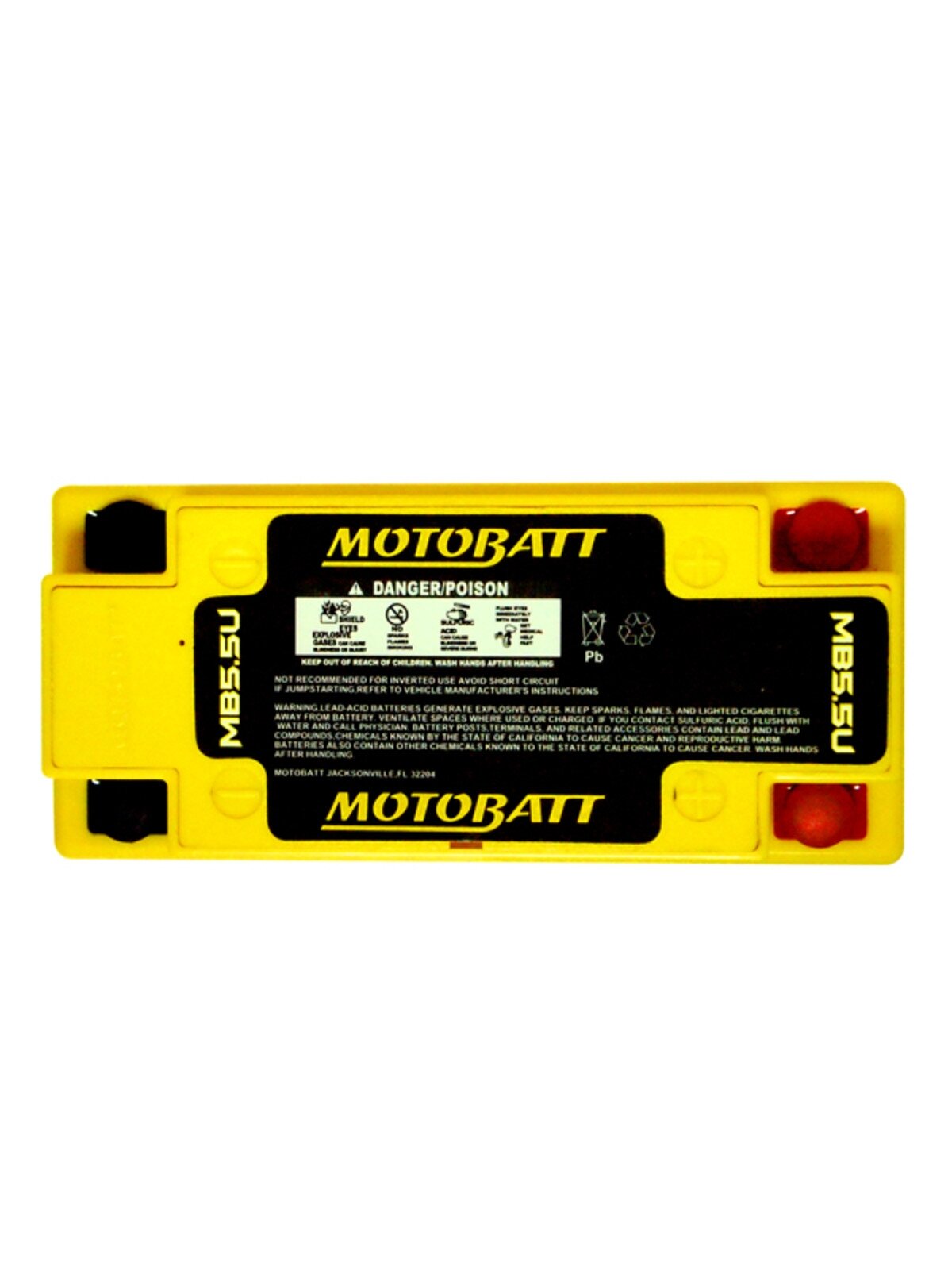 Motobatt MB5.5U battery 1 Motobatt MB5.5U battery 1