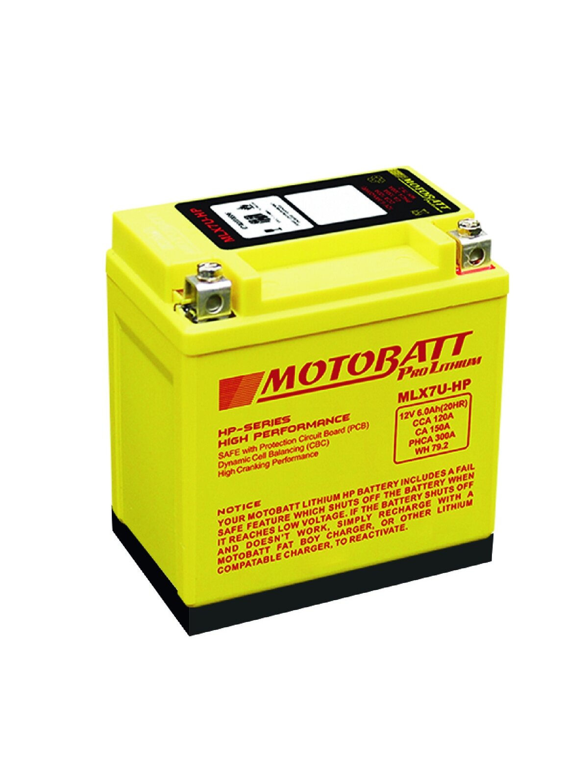 Motobatt Lithium battery MLX7U-HP Motobatt Lithium battery MLX7U-HP