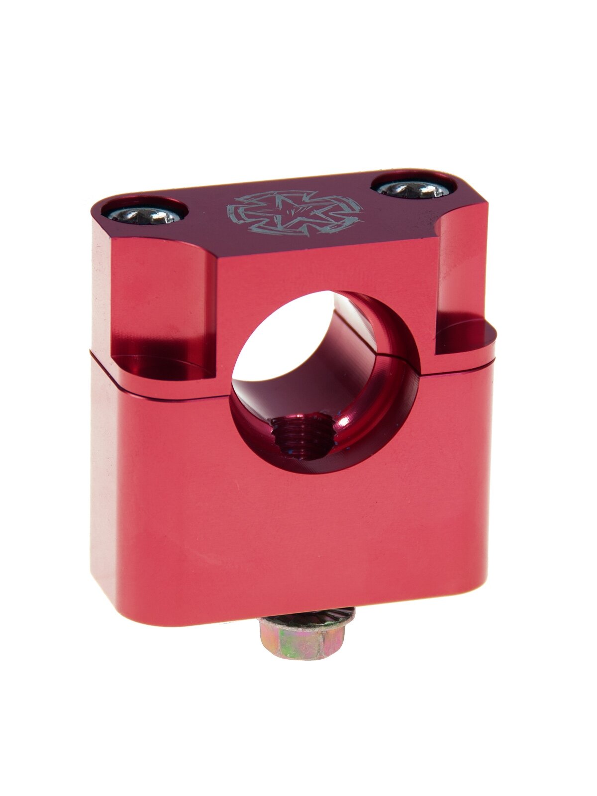 Timeless Handlebar Clampset Red 22mm M10 Monkey Type / Pitbike Timeless Handlebar Clampset Red 22mm M10 Monkey Type / Pitbike
