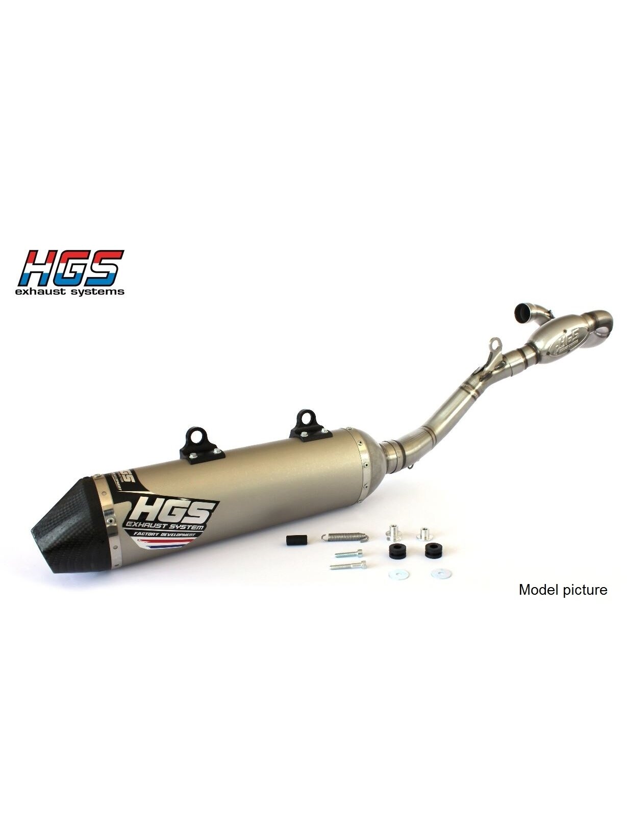 HGS Exhaust system 4T Complete set KTM 250SX-F 19-22/FC250 19-22