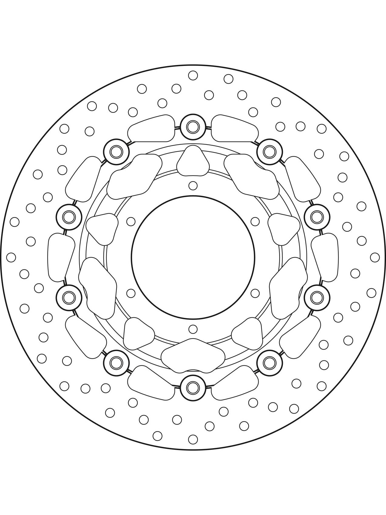 Brembo Serie Oro brakedisc floating Brembo Serie Oro brakedisc floating