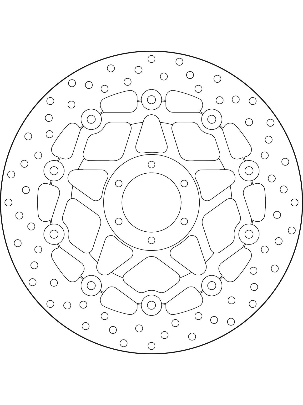Brembo Serie Oro brakedisc floating Brembo Serie Oro brakedisc floating