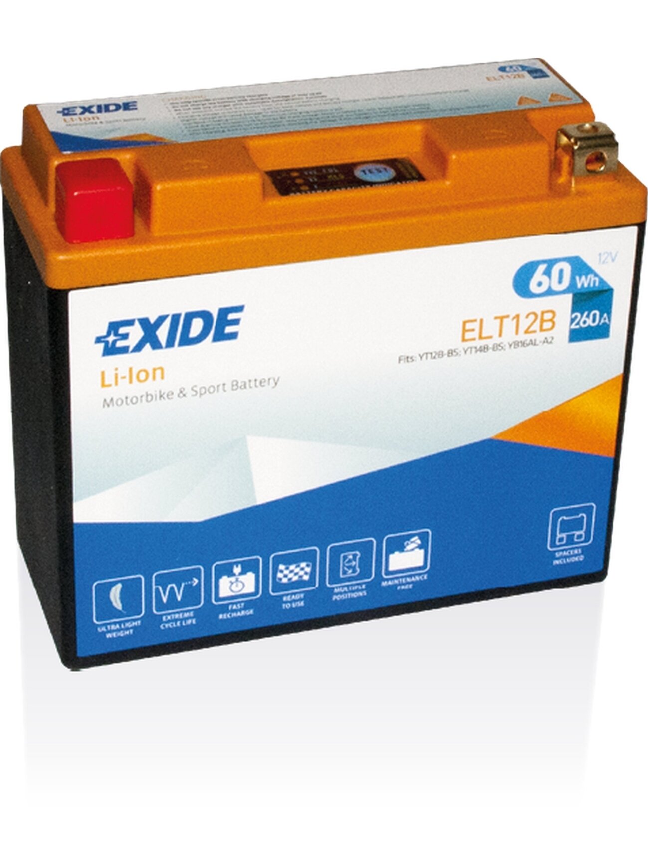 Exide battery Li-Ion ELT12B