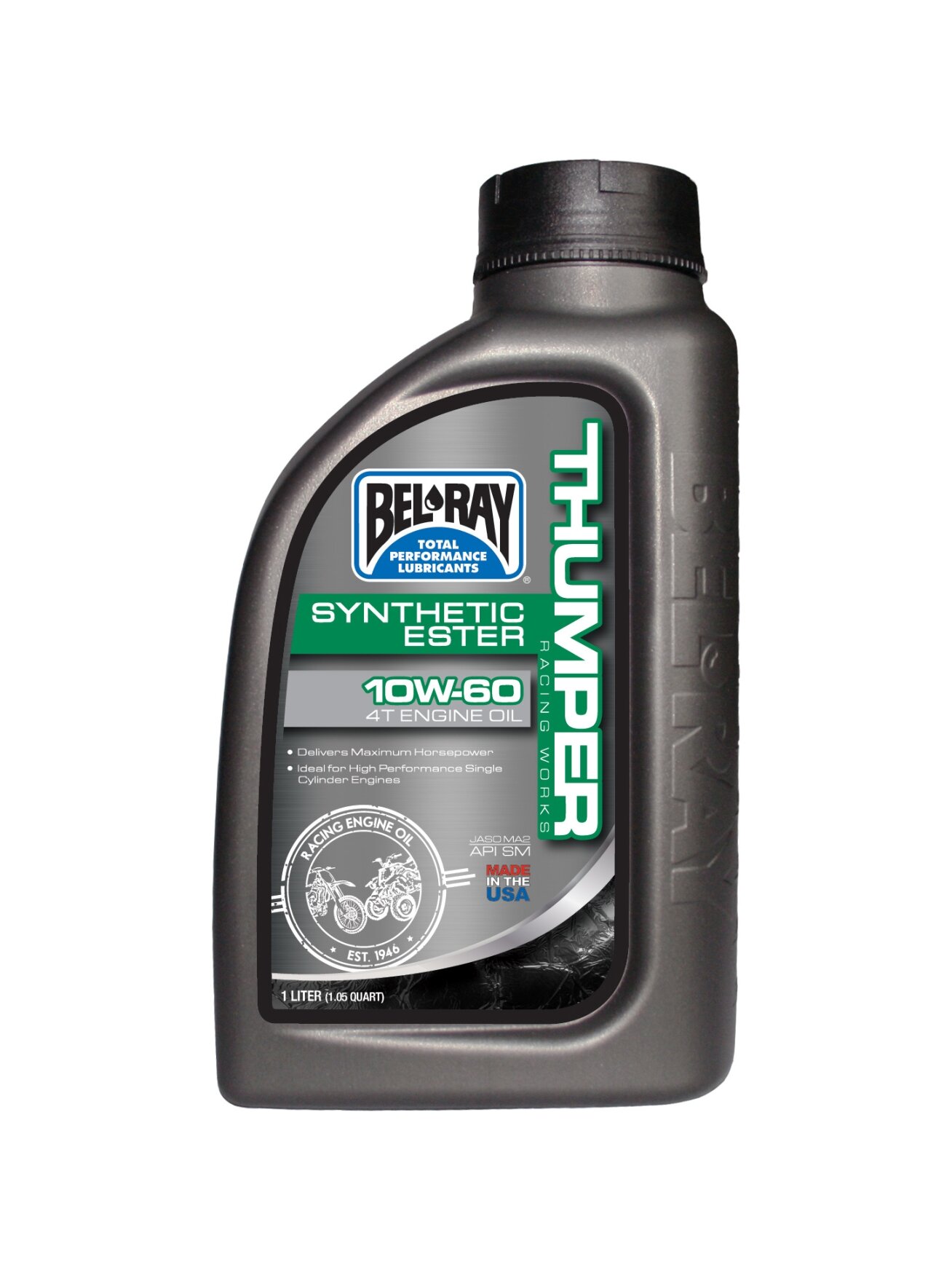 Bel-Ray Thumper® Racing Works Synthetic Ester 4T 10W-60 1L 1 Bel-Ray Thumper® Racing Works Synthetic Ester 4T 10W-60 1L 1