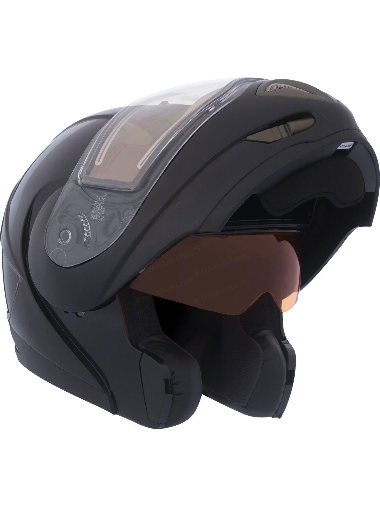 CKX Helmet TRANZ E with electric visor Matt black 1 CKX Helmet TRANZ E with electric visor Matt black 1