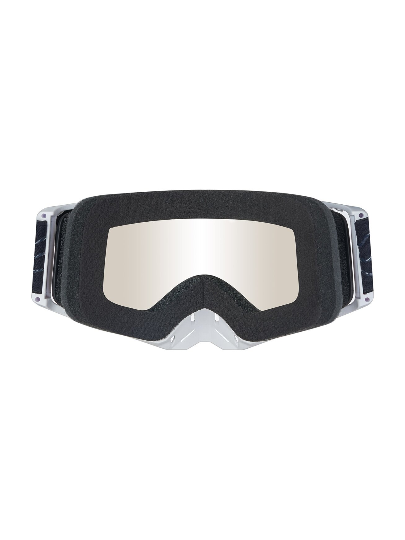 AMOQ Aster Snow Goggles Black-White Silver Mirror 1
