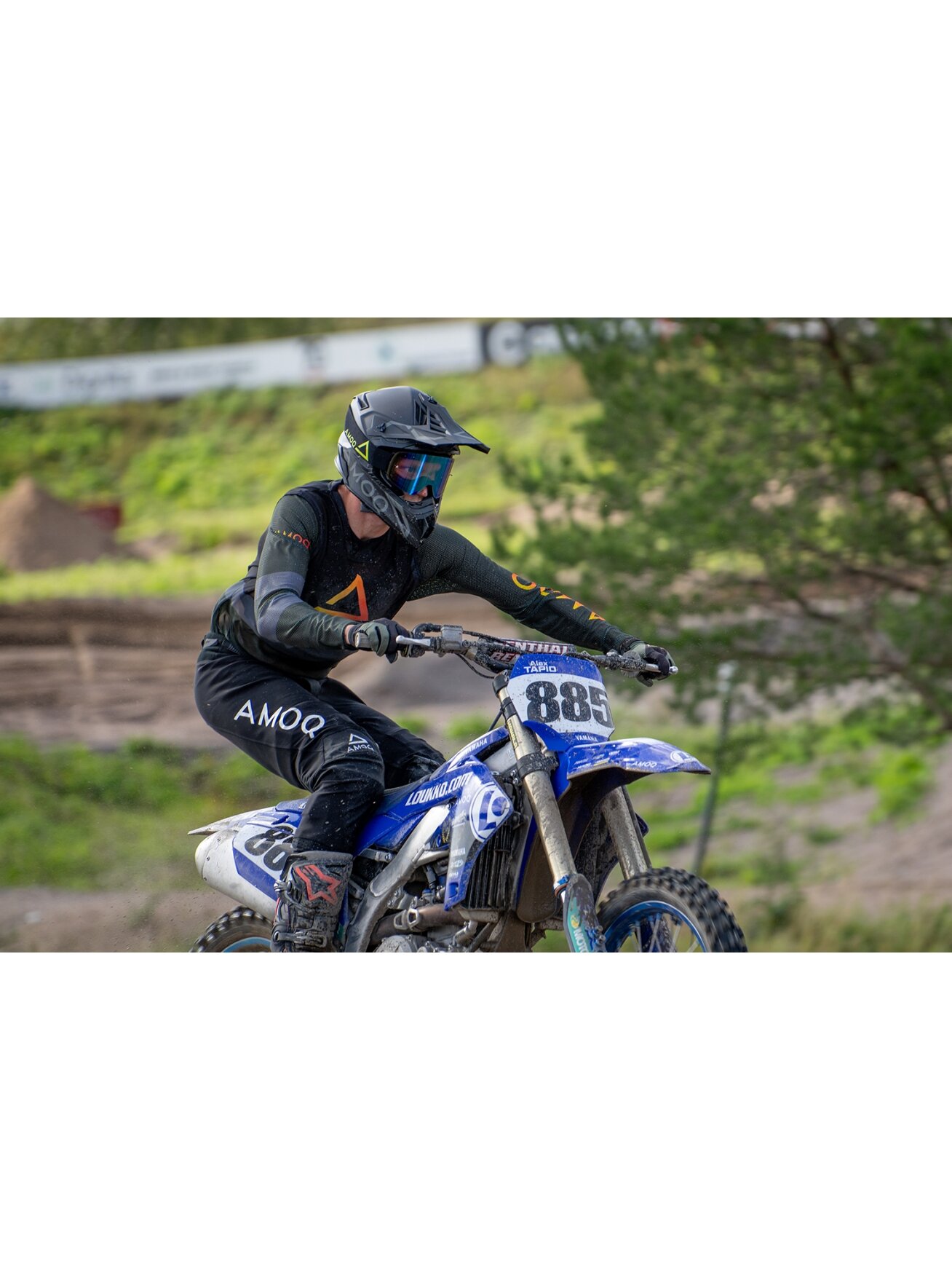 AMOQ MX Goggles Vision Magnetic Black-HiVis - Gold Mirror 3 AMOQ MX Goggles Vision Magnetic Black-HiVis - Gold Mirror 3