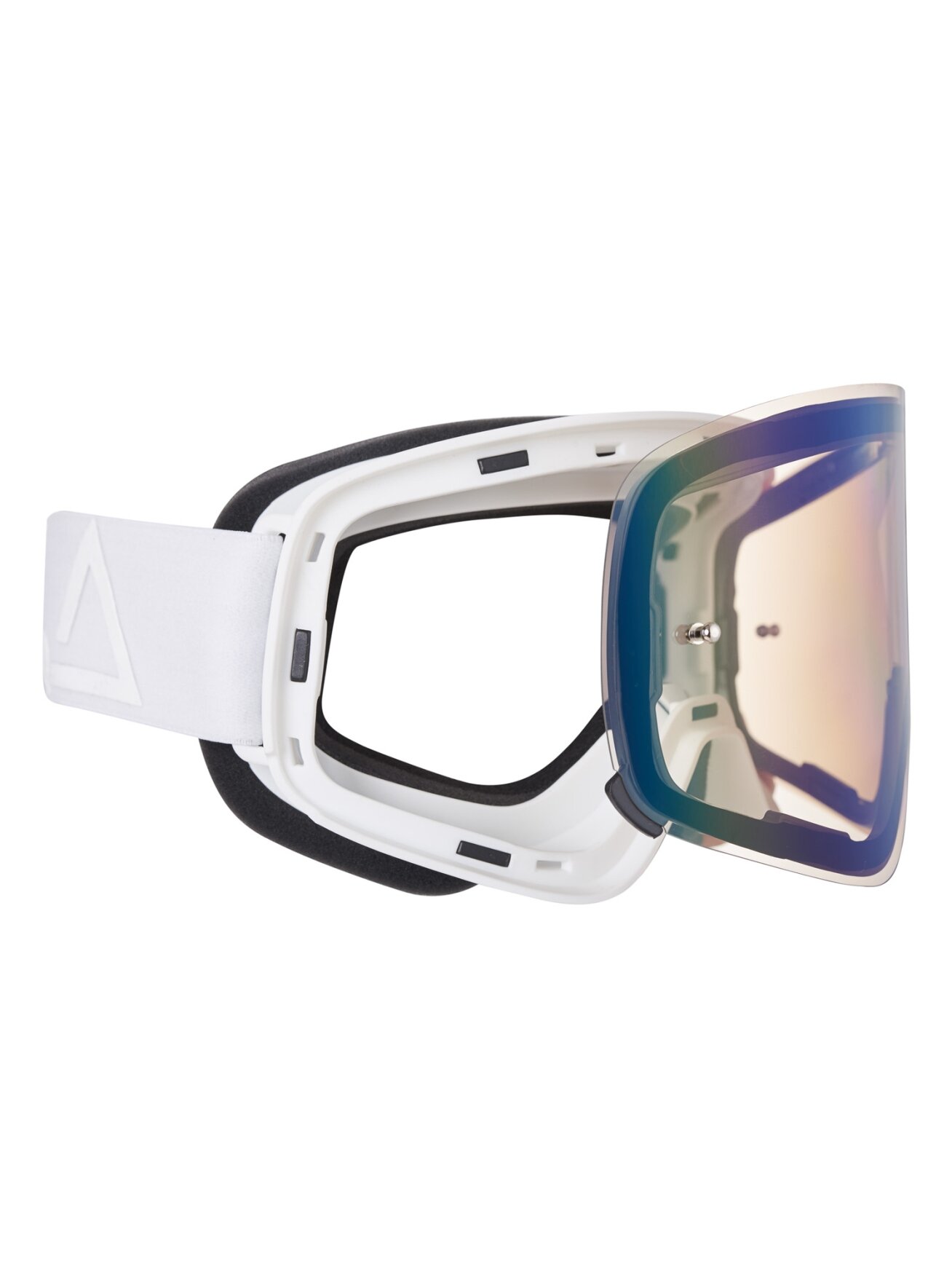 AMOQ MX Goggles Vision Magnetic Whiteout - Gold Mirror 1