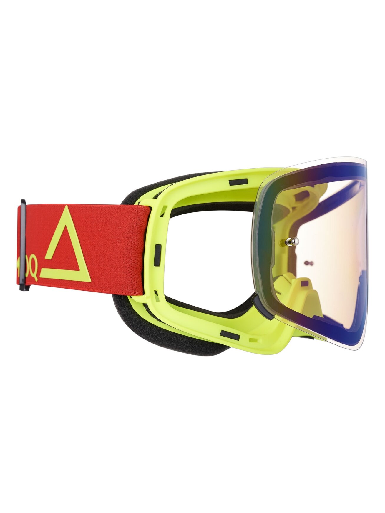 AMOQ MX Goggles Vision Magnetic Red-HiVis - Gold Mirror 1 AMOQ MX Goggles Vision Magnetic Red-HiVis - Gold Mirror 1