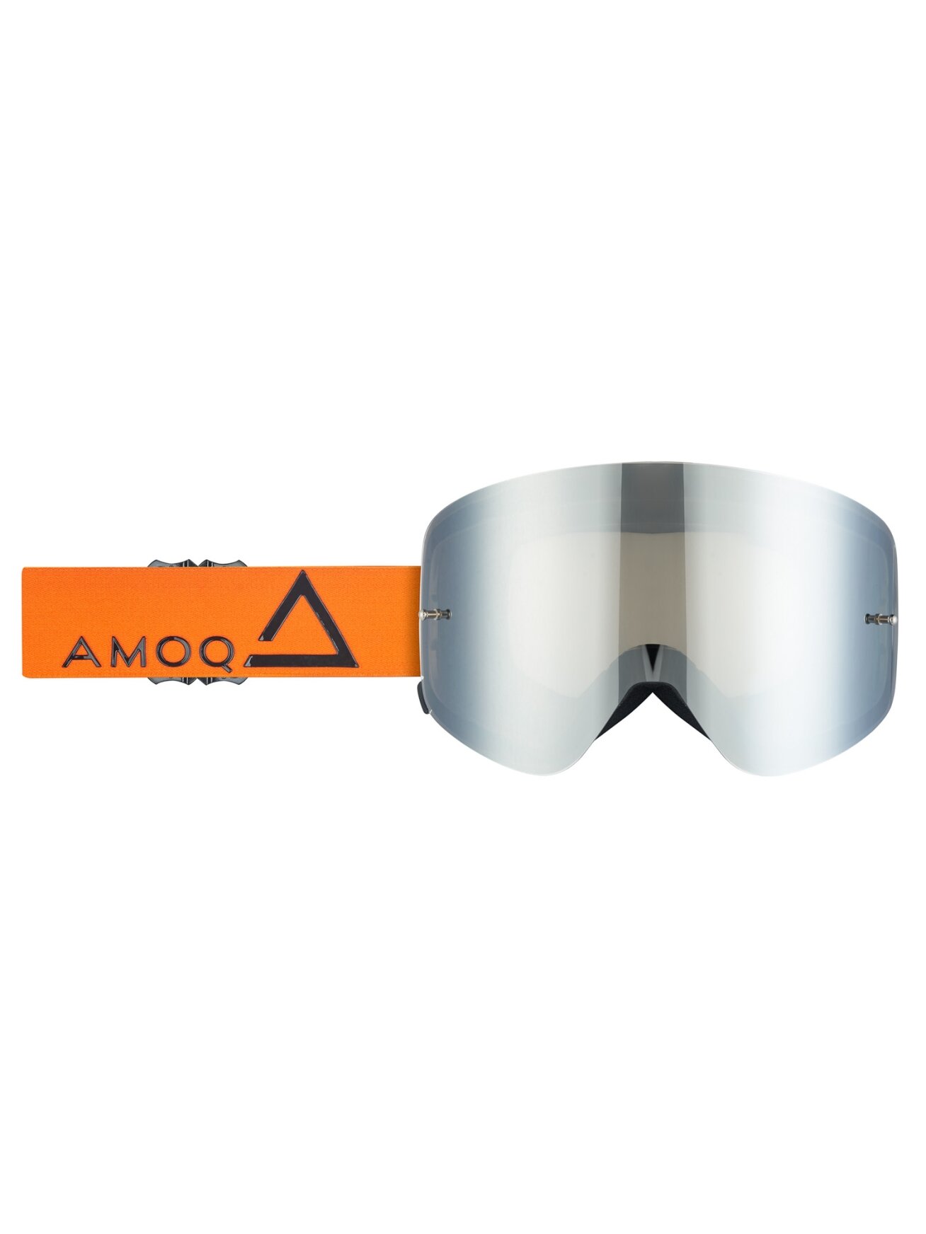 AMOQ MX Goggles Vision Magnetic Orange-Black - Silver Mirror AMOQ MX Goggles Vision Magnetic Orange-Black - Silver Mirror