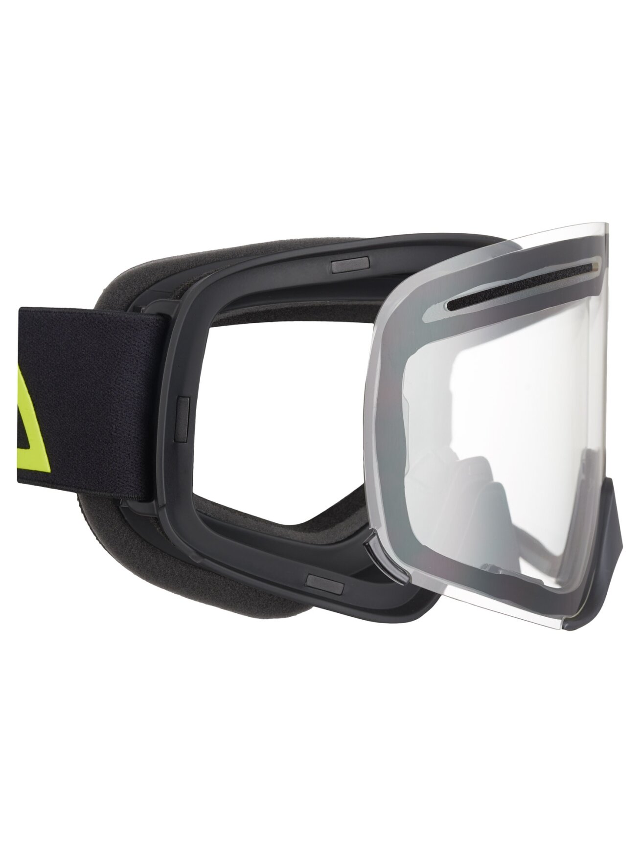AMOQ Vision Vent+ Magnetic Goggles Black-HiVis - Clear 1
