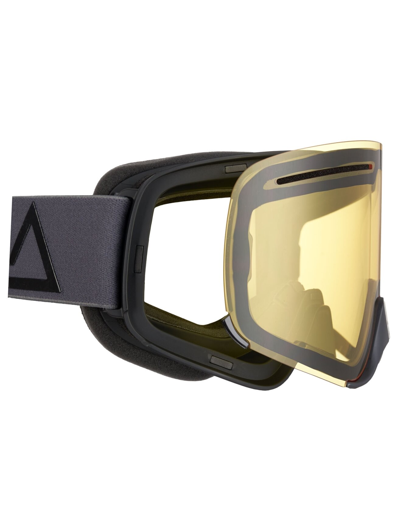 AMOQ Vision Vent+ Magnetic Goggles Dark Grey-Black - Yellow 1