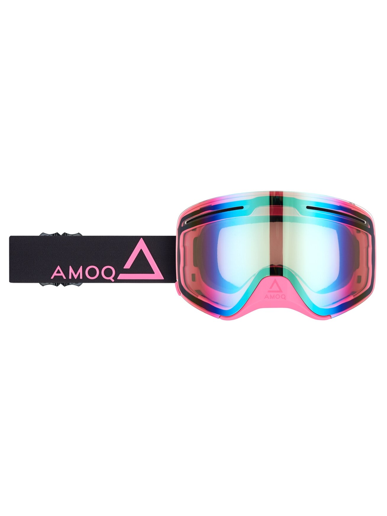 AMOQ Vision Vent+ Magnetic Goggles Black-Pink - Gold Mirror AMOQ Vision Vent+ Magnetic Goggles Black-Pink - Gold Mirror