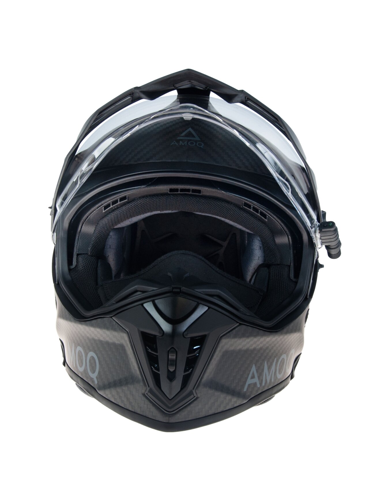 AMOQ Recoil Electric visor Carbon ADV helmet Blackout 1 AMOQ Recoil Electric visor Carbon ADV helmet Blackout 1