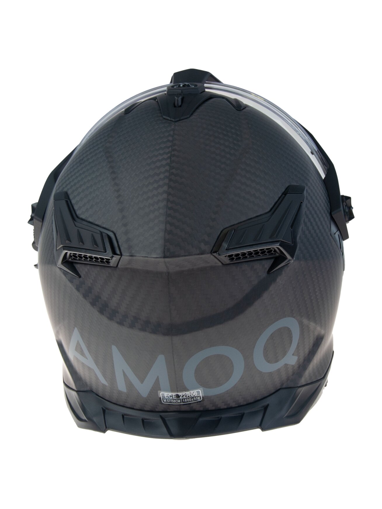 AMOQ Recoil Electric visor Carbon ADV helmet Blackout 2