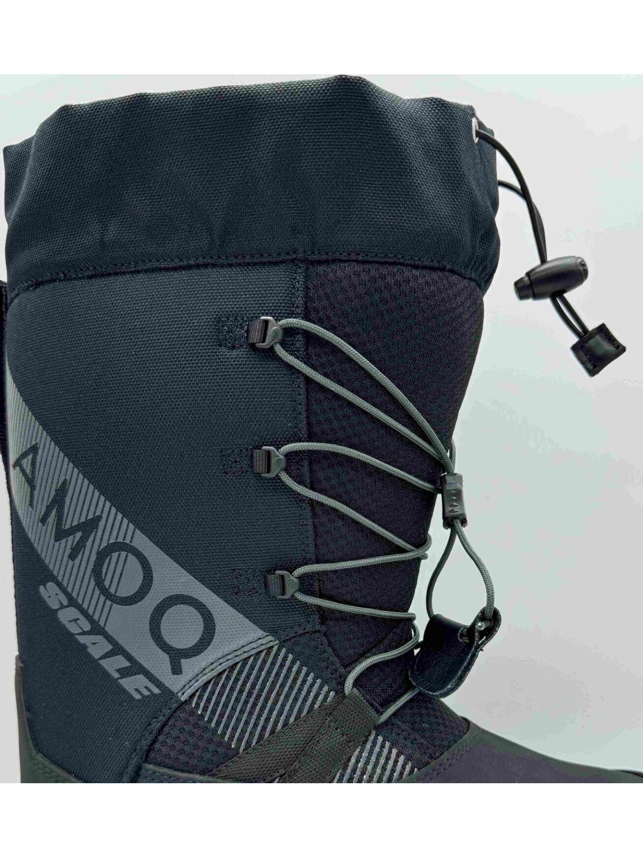 AMOQ Scale Speed Lace Boots Black/Grey 5