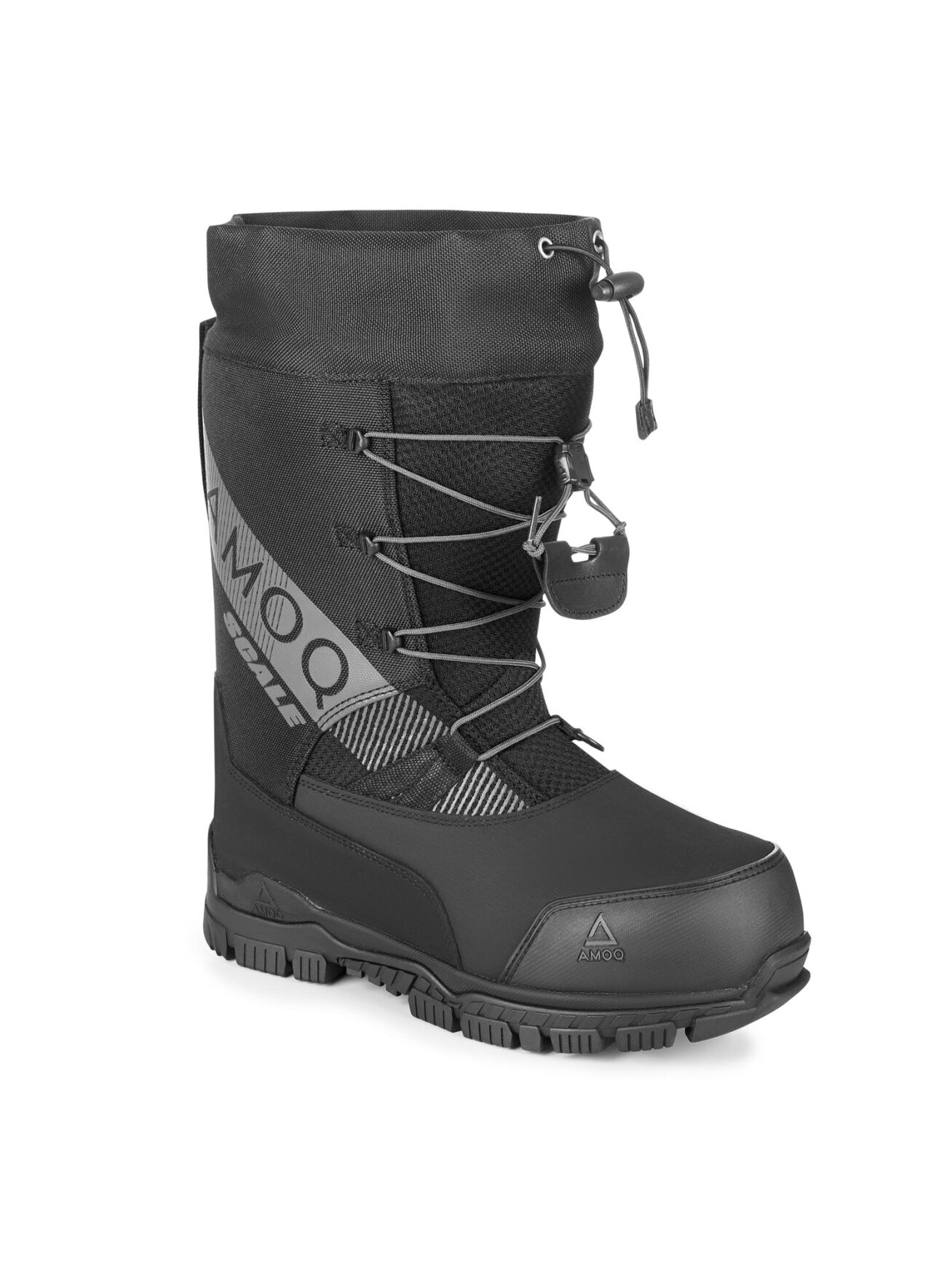 AMOQ Scale Speed Lace Boots Black/Grey 1 AMOQ Scale Speed Lace Boots Black/Grey 1