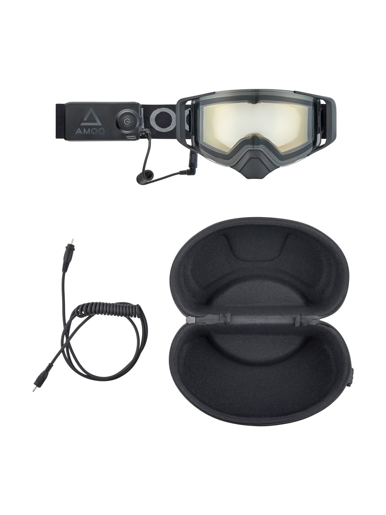 AMOQ Burner goggles Magnetic Dual Lens HEATED clear 3 AMOQ Burner goggles Magnetic Dual Lens HEATED clear 3
