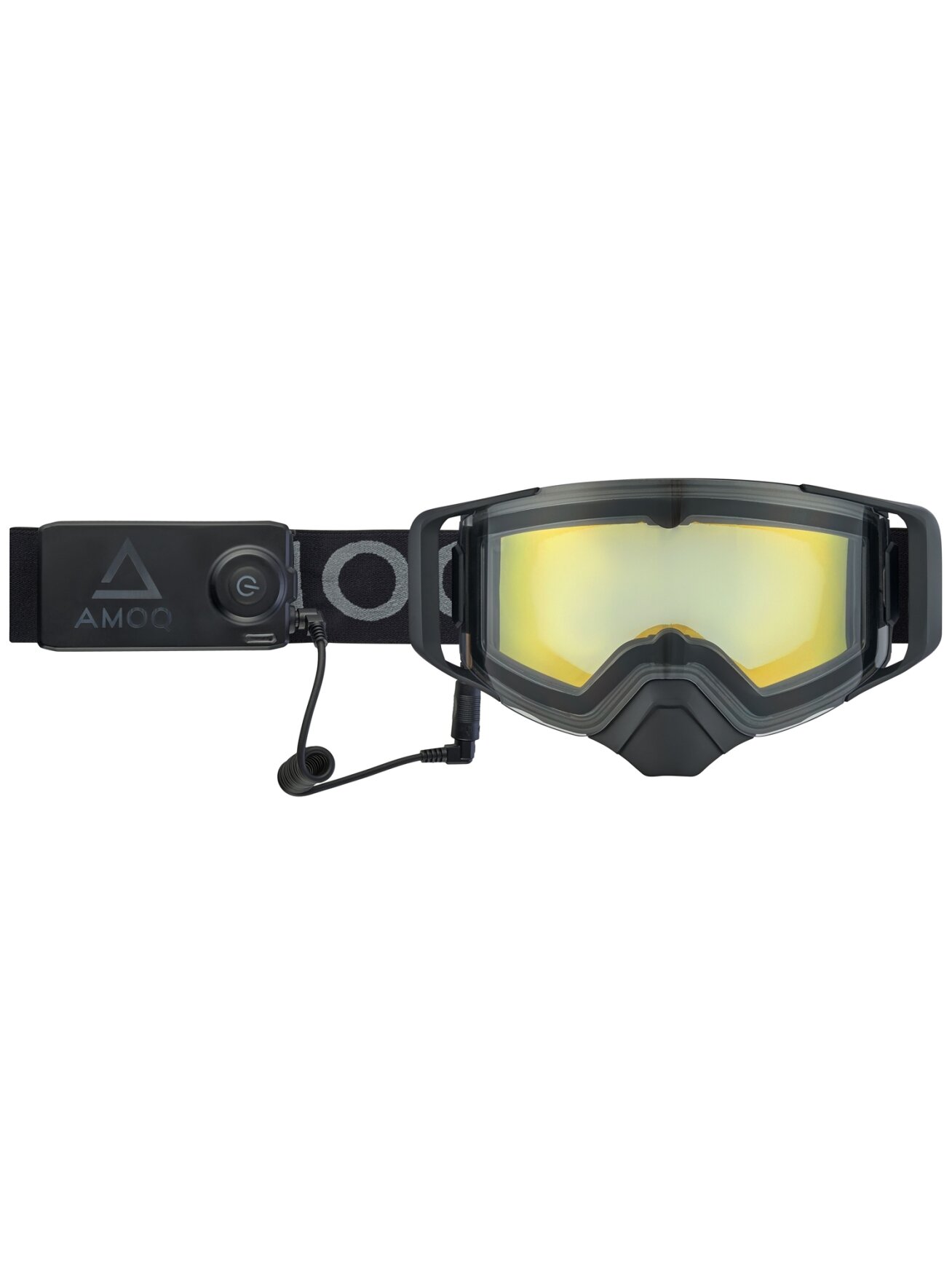 AMOQ Burner goggles Magnetic Dual Lens HEATED yellow AMOQ Burner goggles Magnetic Dual Lens HEATED yellow