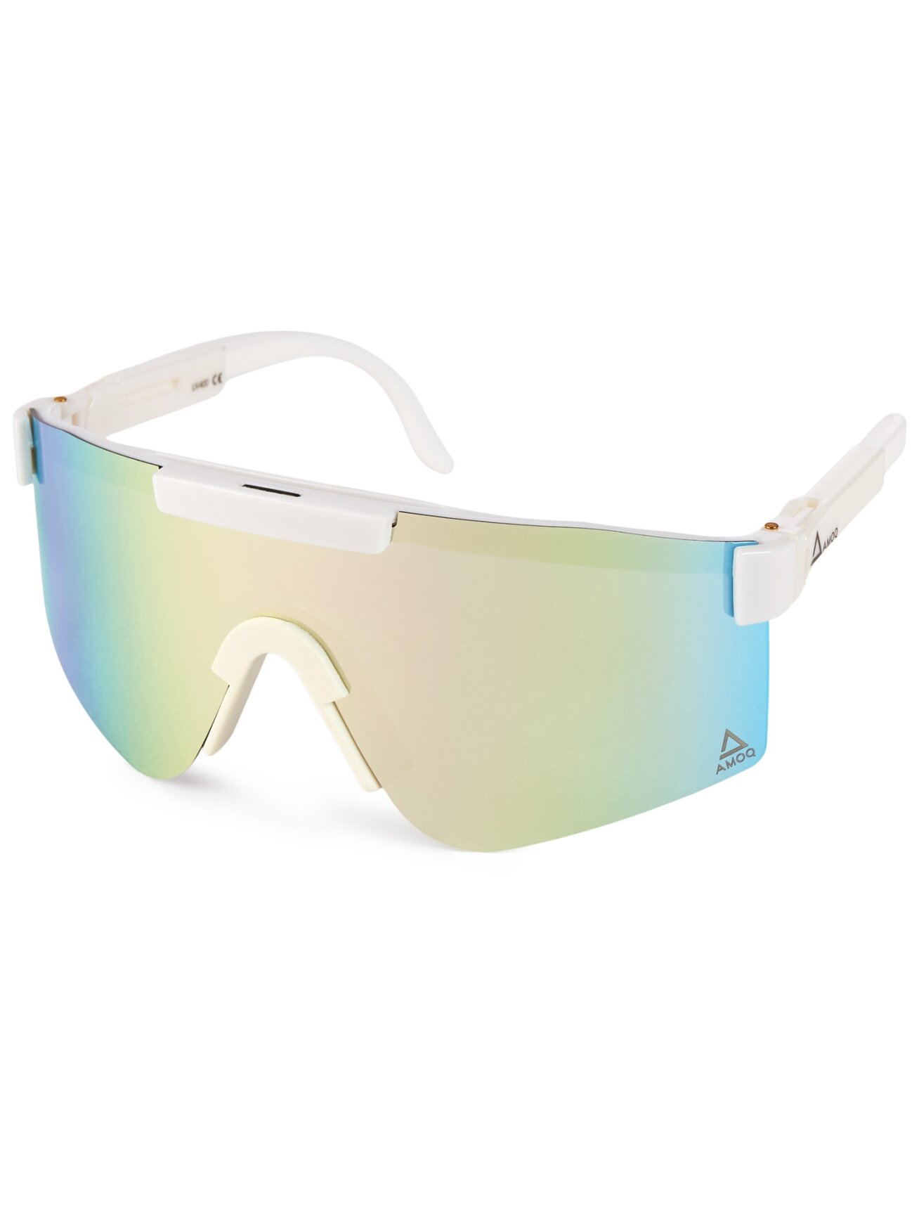 AMOQ Comet Sunglasses White - Pink Mirror AMOQ Comet Sunglasses White - Pink Mirror