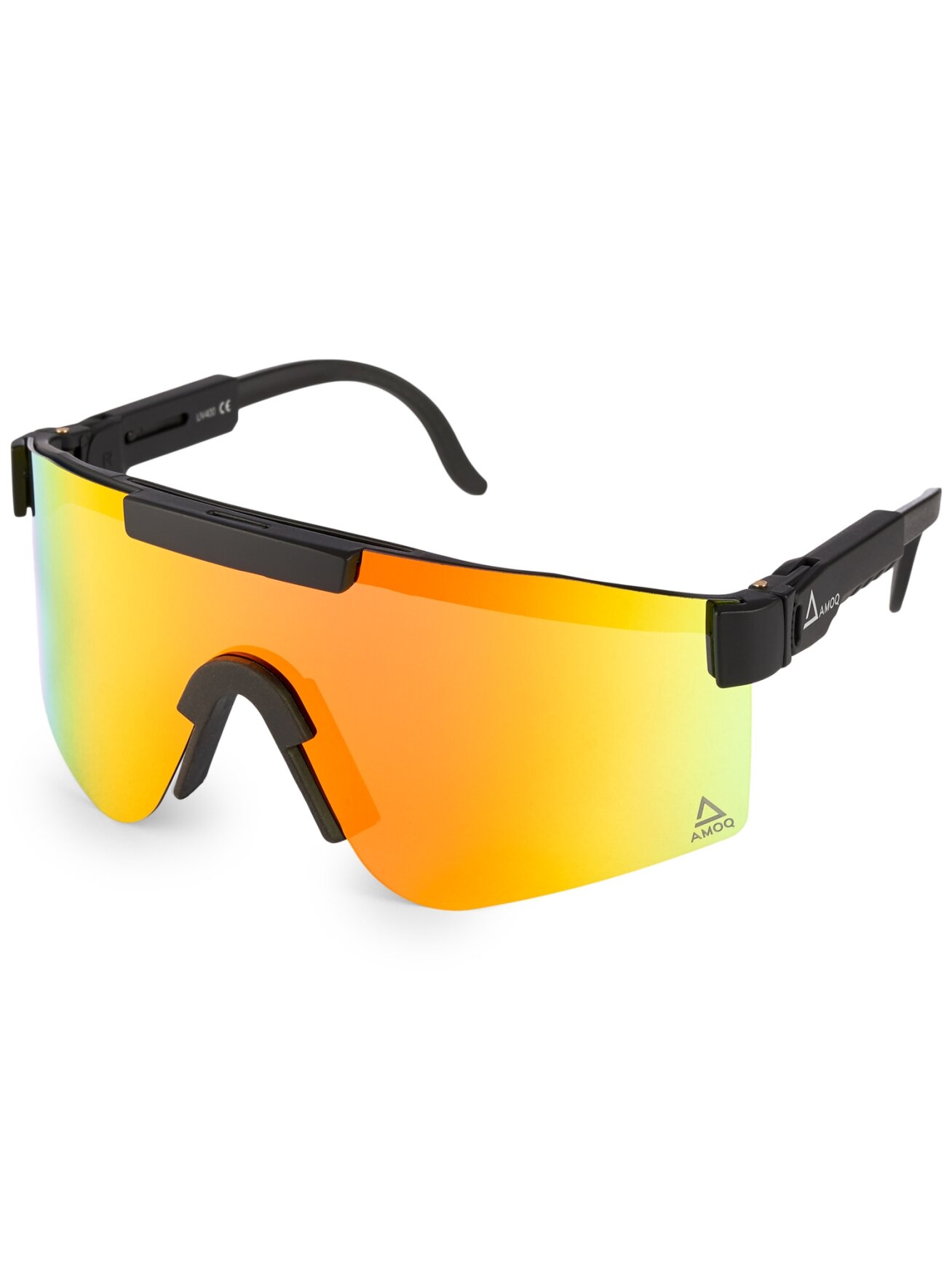 AMOQ Comet Sunglasses Black - Red Mirror AMOQ Comet Sunglasses Black - Red Mirror