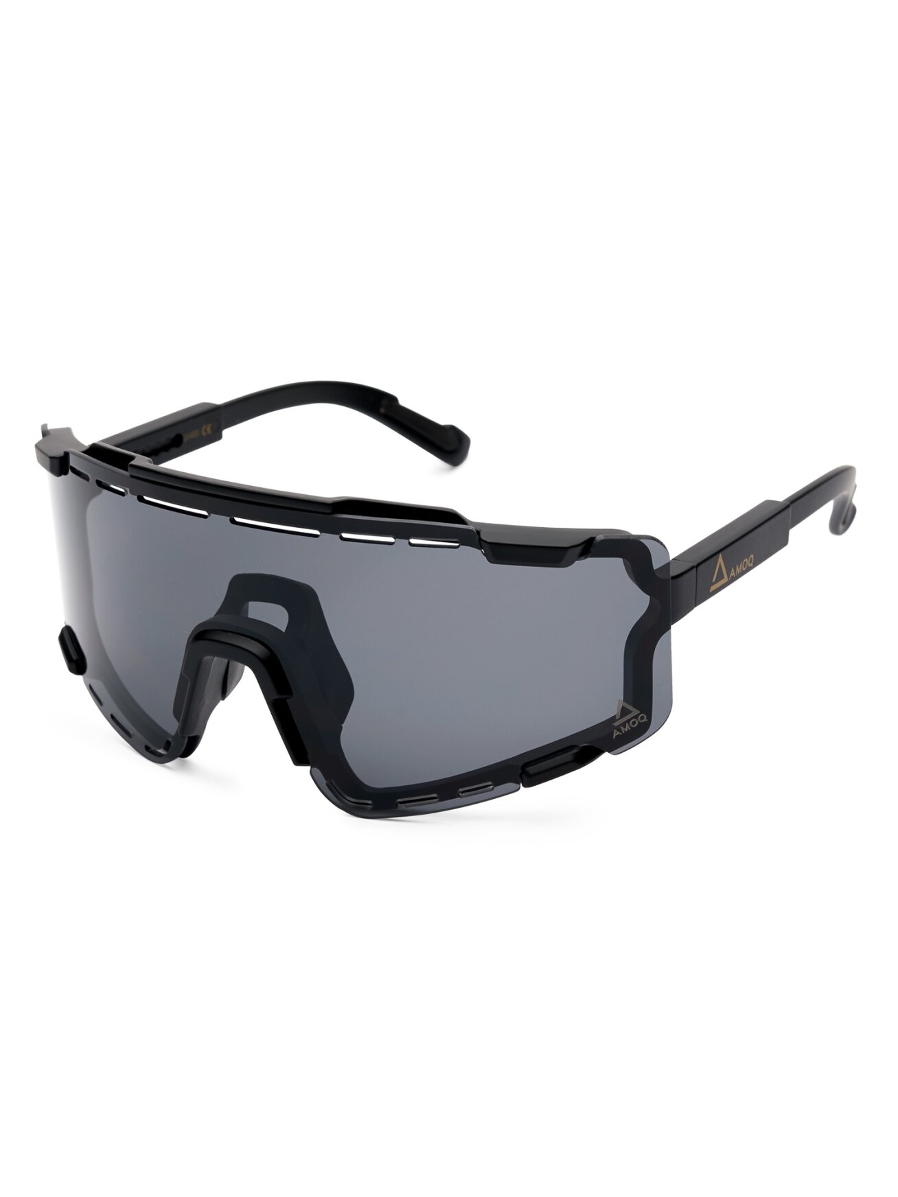 AMOQ Align Performance Sunglasses Black - Smoke