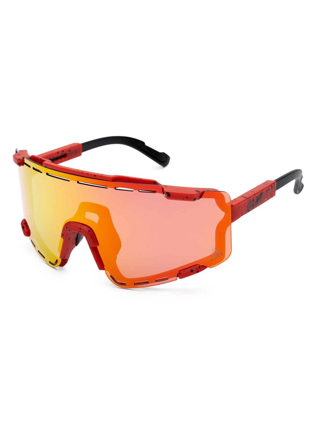 AMOQ Align Performance Sunglasses Red Splash - Red Mirror AMOQ Align Performance Sunglasses Red Splash - Red Mirror
