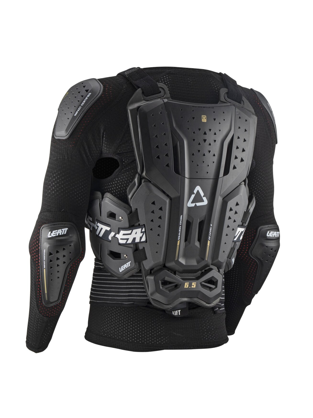 Leatt Safety Jacket 6.5 Black/Gray 2